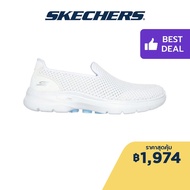Skechers สเก็ตเชอร์ส รองเท้าผู้หญิง Women GOwalk 6 Shoes - 896231-WHT