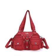 Angelkiss Women Handbags Satchel Top-handle Handbag PU Shoulder Bag Dumpling Pack Give Gifts Shoulde