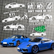 PORSCHE Stickers, 992, 911 Window Stickers, Carrera targa Customized Unique Stickers, JDM Racing Dec