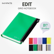 MARK’S EDiT Small Grid Notebook - B7 Variant with PVC Cover