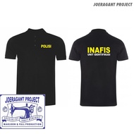 Inafis police polo shirt Inafis unit identification collar shirt/