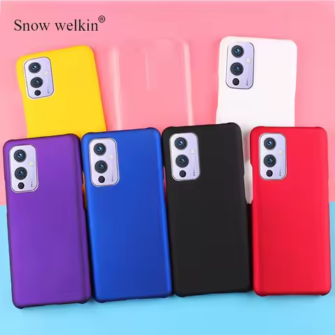 For One Plus 9 Multi Colors Luxury Rubberized Matte Hard Plastic Case Cover For OnePlus 9 9E 9R 9RT 
