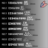 nombor plate 2 line font number plate 2 line font motor motorcycle sticker