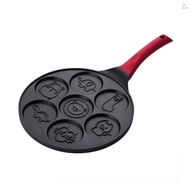 Pancake Maker Pan - Griddle Pancake Pan Molds for Kids Nonstick Pancake Griddle Pan with 7 Animal Sh