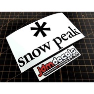 Snow Peak Camping Vinyl Sticker