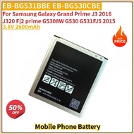 3.8V 2600mAh Mobile Phone Battery EB-BG531BBE EB-BG530CBE For Samsung Galaxy Grand Prime J3 2016 j2 