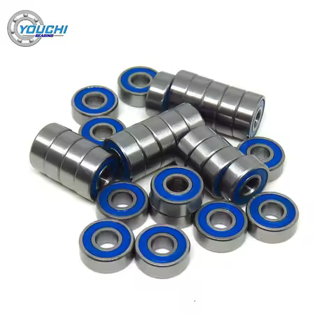 10pcs RC Bearing 3x8x3 MR83 2RS Deep Groove Ball Bearing 3*8*3 Blue Seals Ball Bearing ABEC3 Mini Mo