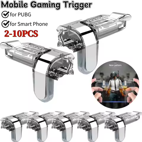 2pcs K03 Mobile Phone Gaming Grip Trigger Fire Button Controller for PUBG