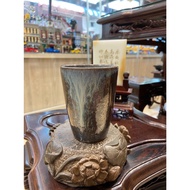 [Taiwan Writer] Yang Chengyu (Ziyu) Teacher Premium Blue-Ray Wood Beaker Capacity: Over About 250c.c