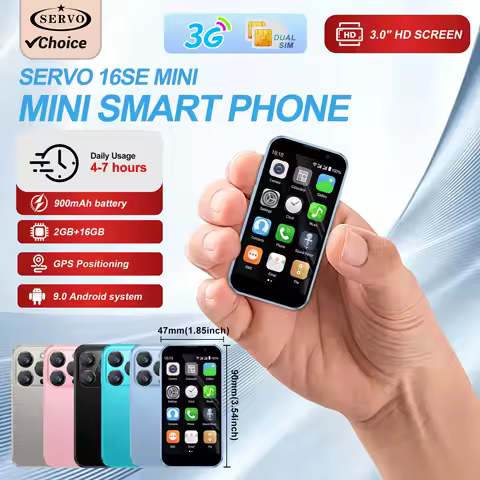 2025 New Mini Android Smartphone 3G WCDMA 2GB RAM 16GB ROM 3.0" Display 5MP Camera Dual SIM Smart Ce