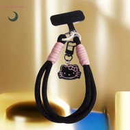 Hello Kitty Phone Lanyard-Dual Hook Cute Lanyard Gift-Pink Rotating Phone Charm Birthday Present [VN