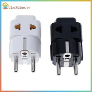 BBLUE 1 to 2 Splitter Germany France 5mm plug to universal UK/US/EU/AU 2/ 3 pin soet .