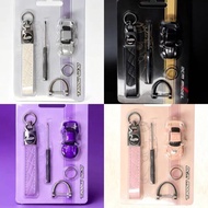 M 1: 87 Porsche RWB 993 Keychain Simulation Alloy Car Model Hanging Card Board Out of Print Car Mode