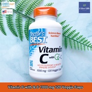 วิตามินซี คิว-ซี Vitamin C with Q-C 1000 mg 120 Veggie Caps - Doctor's Best