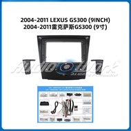 9 Inch For 2004-2011 LEXUS GS300 FRAME Car Radio Stereo GPS MP5 Android Player 2 Din Fascias Panel D
