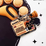 lanyard card lanyard card holder FBI Black Cat Police Officer Business Card NFC Proximity Card Holde
