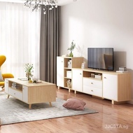 TV Cabinet Side Cabinet Combination Nordic Home Small Apartment Living Room TV Cabinet Locker Floor Cabinet Simple Wall Cabinet