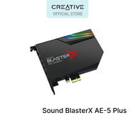 Creative Sound BlasterX AE-5 Plus SABRE32-class Hi-res 32-bit/384 kHz PCIe Gaming Sound Card and DAC
