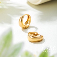 Anting Titanium Berkilat Subang Telinga Anti Karat Stainless Steel Fashion Korean Style Earring for 