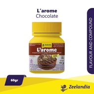 Larome Perisa dan Pewarna Cokelat 60 g Perisa Coklat Liquid untuk Roti dan Kue