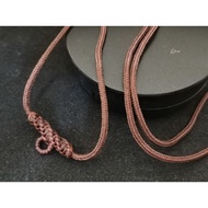Brown 3mm Nylon String One Hook Amulet men's necklace!
