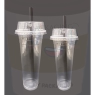 22oz /28oz Giraffe Cup /Cup Ziraffe (25sets/pkt) WITH LID AND STRAW /Tall Cup /Cup Zirafah