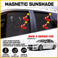 For BMW 3 Series F30 12-22 OEM Magnetic Sunshade UV Proof Magnet Sunshade Clip Sun Shield Perlindung