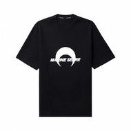 เสื้อยืดแขนสั้นสีเดียว MarineSerre Moon Jennie Kim Jiyoung Yuxin T-Shirt ทรงหลวม สไตล์ลำลอง สำหรับผู