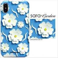 【Sara Garden】客製化 手機殼 SONY XZ3 保護殼 硬殼 紙雕碎花