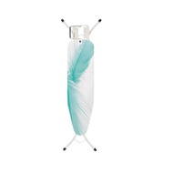 BRABANTIA Ironing Board B 124 x 38cm with Steam Iron Rest Ivory, Feathers