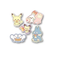 Pokemon Center Original Sticker 5 Piece Set A Diner Pokepeace