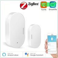 VIBOP Tuya Smart ZigBee Door Window Contact Sensor Independent Magnetic Sensor Google Home Security Notification Alarm Voice Contorl ABEPV