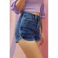 SG🇸🇬GBJ Side Trim Stretch Curve Stretch Denim Shorts (4 Colours) S - 3XL