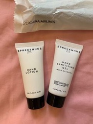 SPREKENHUS 護手霜 乾洗手 華航商務艙 挪威保養品 小樣 眼罩 梳子