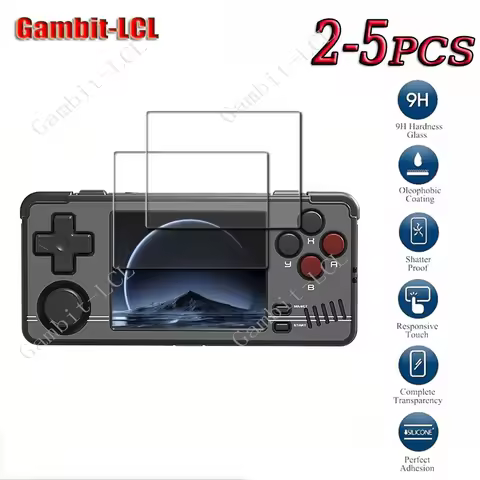 2-5PCS 9H HD Original Tempered Glass For Miyoo A30 Consoles Playing Mini Games ON MiyooA30 Screen Pr