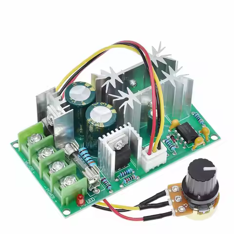PWM DC Motor Speed Controller Switch DC 20A Current Voltage Regulator DC 10-60V PWM High Power Drive