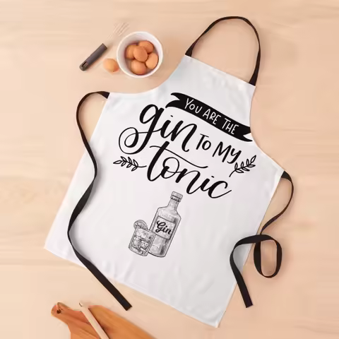 You Are The Gin To My Tonic Apron with pockets innovative kitchen and home items Apron