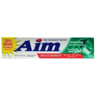 Aim whitening Mint Gel Toothpaste W/Baking Soda Case Pack 24