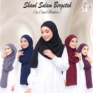 SHAWL AMEENA ELASTIC BAND SULAM PINLESS
