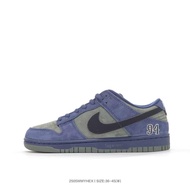 N&K SB Dunk Low "Bucks" Series Grey/Purple Retro Casual Skateboarding Shoes WO2A
