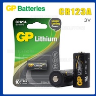 GP Lithium CR123A card of 1 ✔️GP Lithium Battery CR123A (Suitable for CR17345, 123, DL123A)