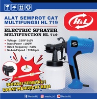 Elektric Spray Gun H&L HL 719 - Alat Semprot Cat Elektrik H&L HL719