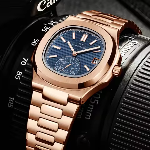 DIDUN New MEN'S Business Stainless Steel Male Watches TOP Luxury Brand Men Fashion Quartz Wristwatch