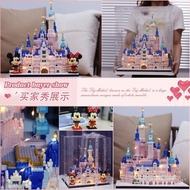Compatible with Lego Difficult Large Small Particle Building Blocks Disney Princess Castle Educational Assembled Toys Gift for Women2024New