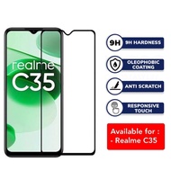 Tempered Glass Realme C35 Full Cover 9H Full Screen Protector