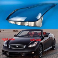 For Infiniti G series G37 2 Doors Coupe 2009 2010 2011-2013 Headlight Shell Transparent Lampshade He