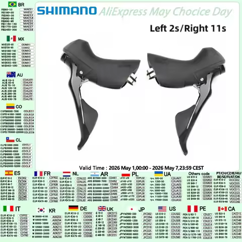 Shimano 105 R7000 Shifter 11 Speed Road Bike 2s Left or 11s Right Shift Dual Control Lever For Road 
