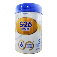 Wyeth 惠氏 S-26 敏兒樂幼兒成長配方奶粉 新升級 3號 1~3歲  800g  1罐