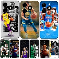 Case For Tecno SPARK 20 Silicon Phone Back Cover black tpu case NBA basketball