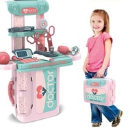 PINK Little Doctor Pink Set 3 in -975A Children's Medical Doctor Toy